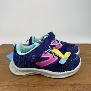 New Little Kids Munchkin By Stride Rite Lake Blue Casual Sneakers Size 9 C NIB